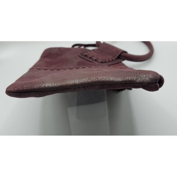 HOBO INTERNATIONAL Sable Wristlet Tassel  PLUM GRAPHITE Wallet Clutch $138 - Picture 8 of 10